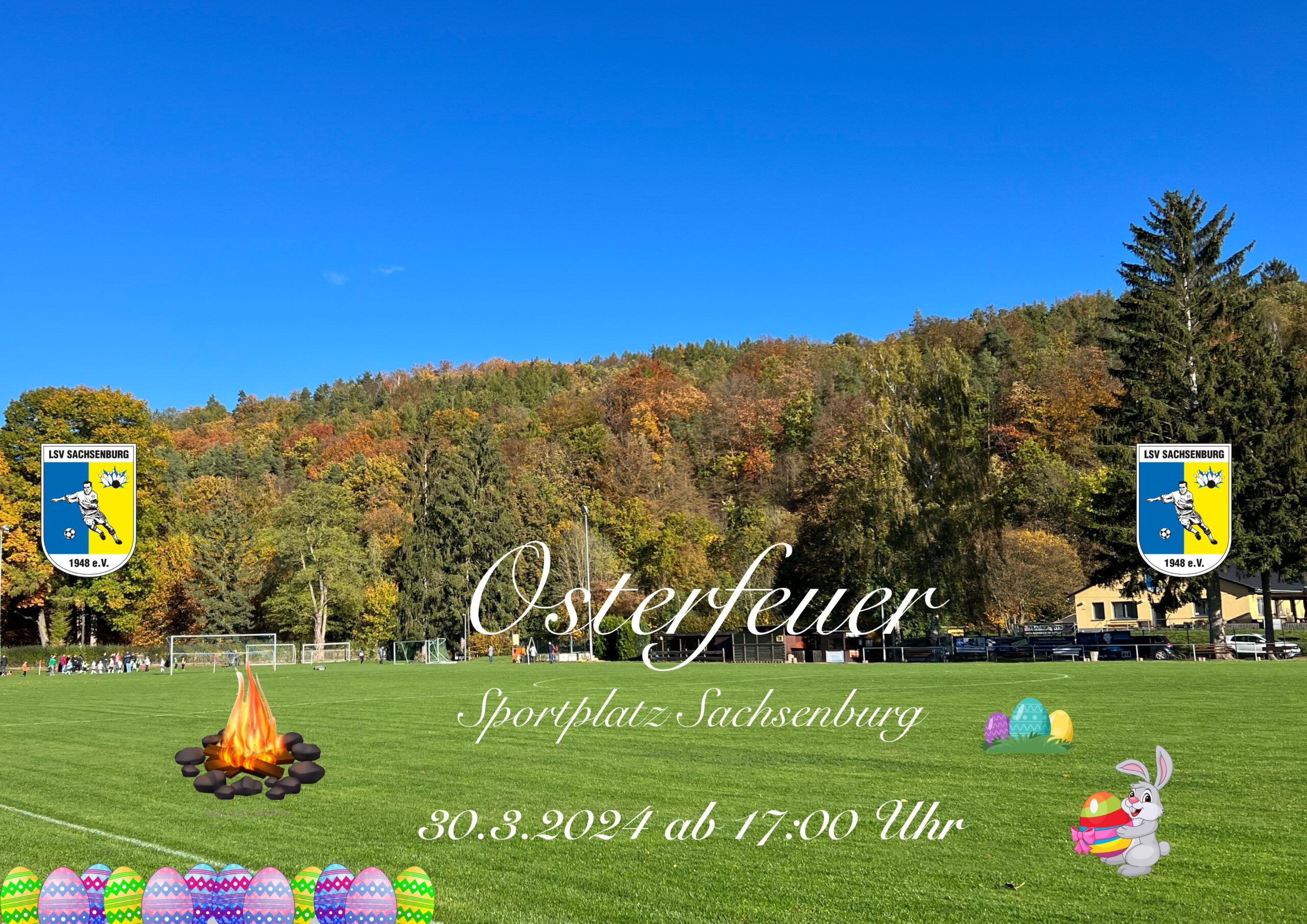 Osterfeuer 30.03.2024 ab 17:00 Uhr – LSV Sachsenburg 1948 e.V.